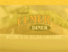 Tablet Screenshot of elmerdiner.com